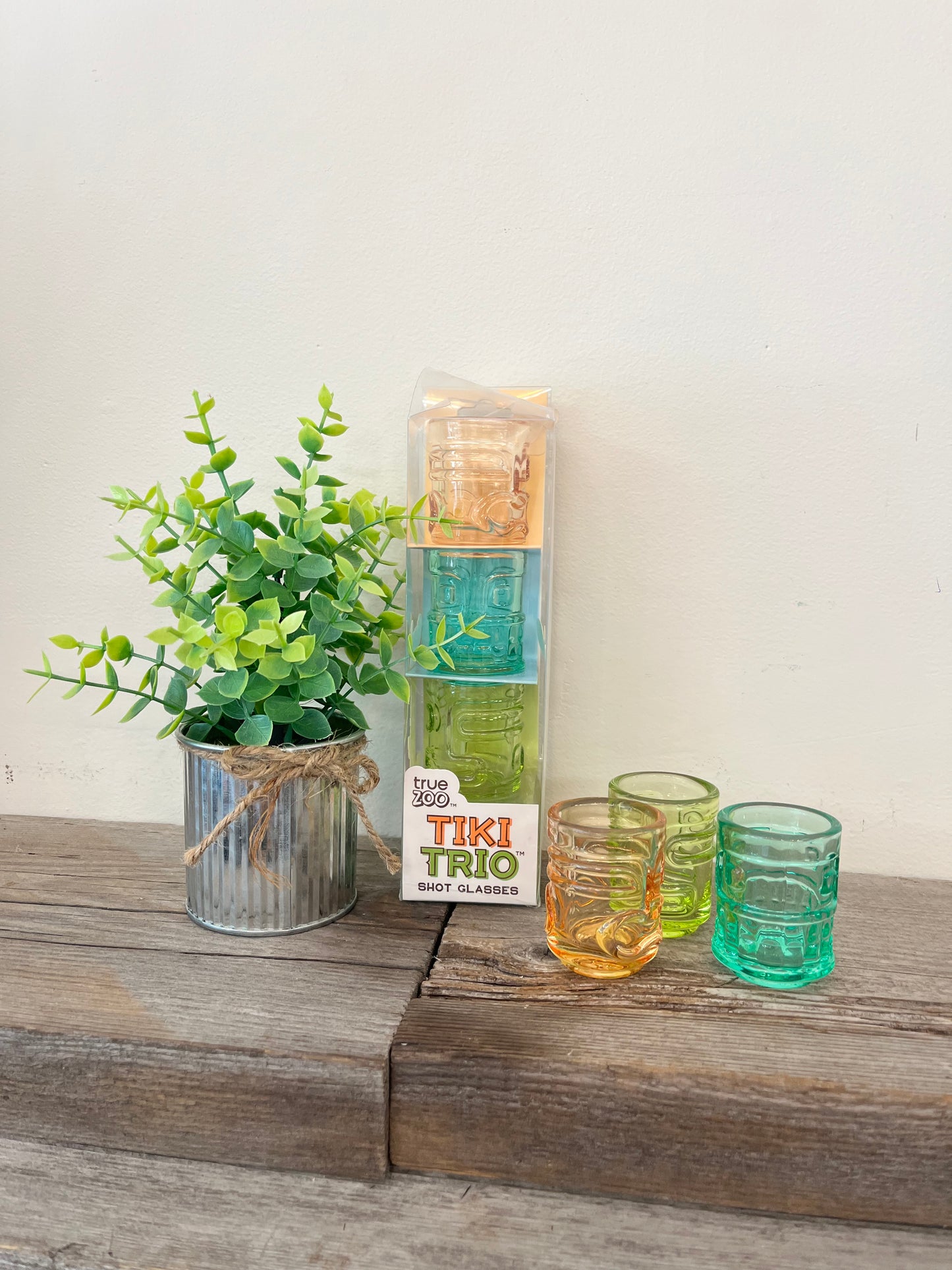 Tiki Trio Shot Glasses