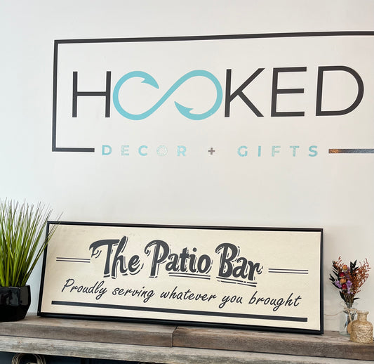 “The Patio Bar” Sign