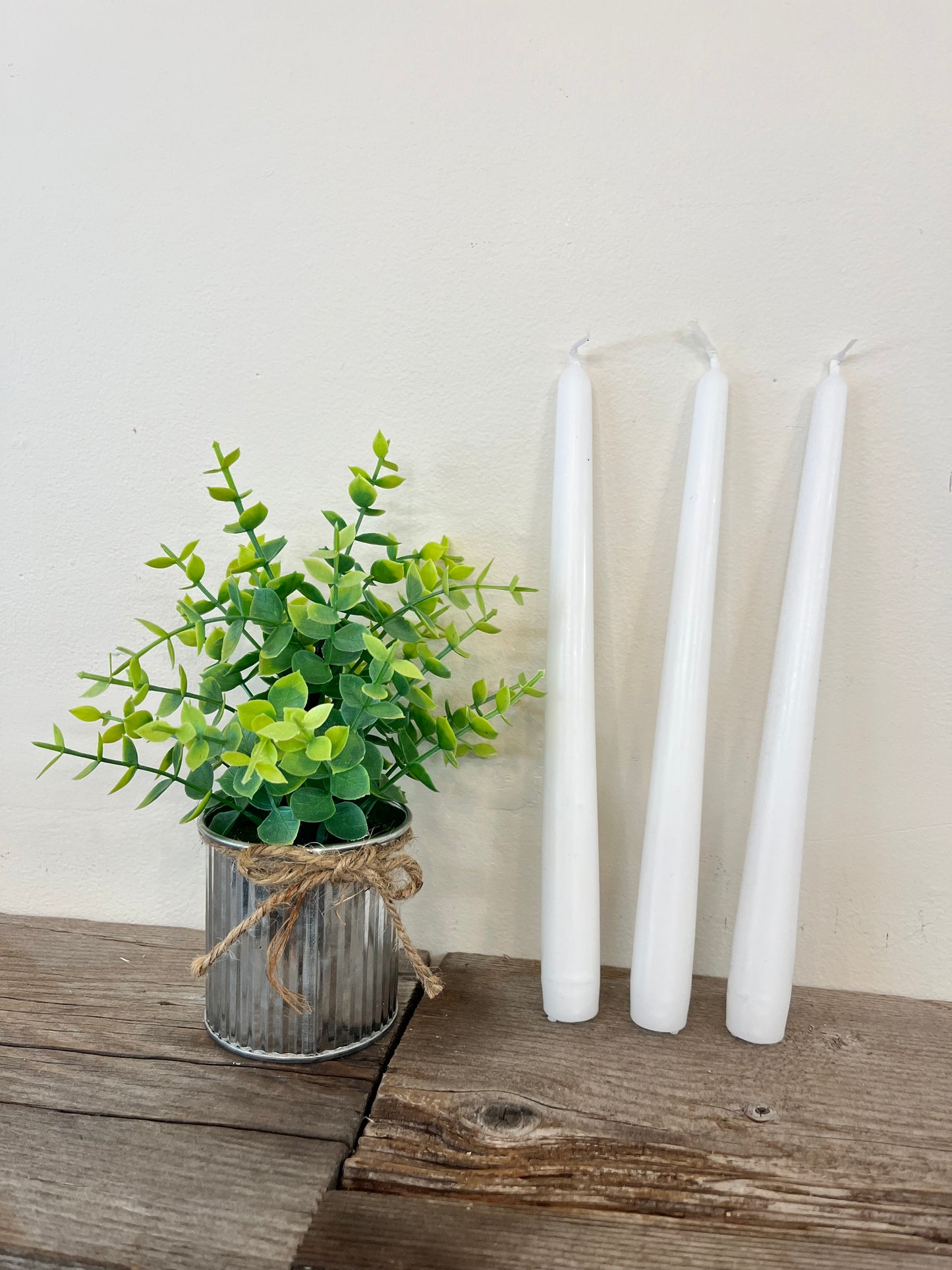 White Tapered Candles