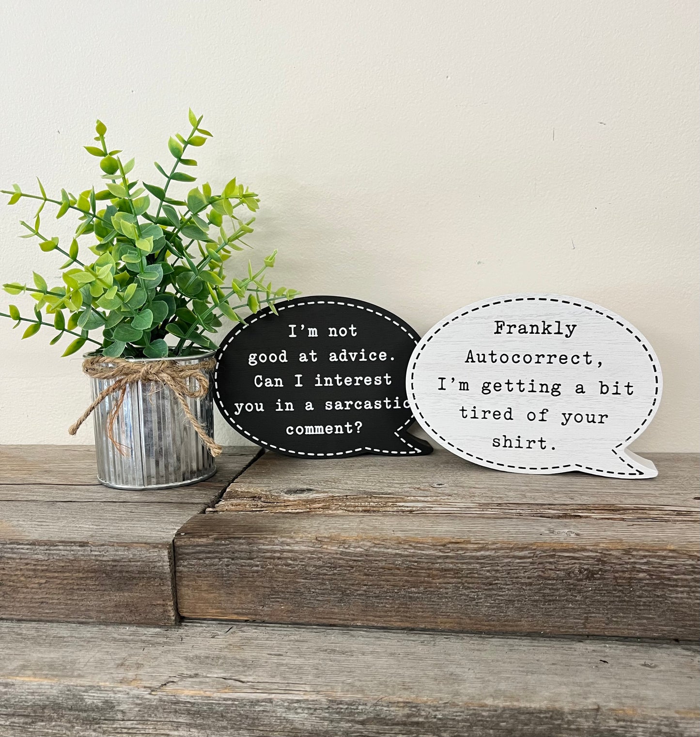 Wood Blocks with Quotes