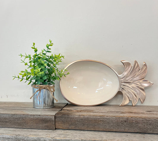 Pineapple Ceramic Dish (Small)