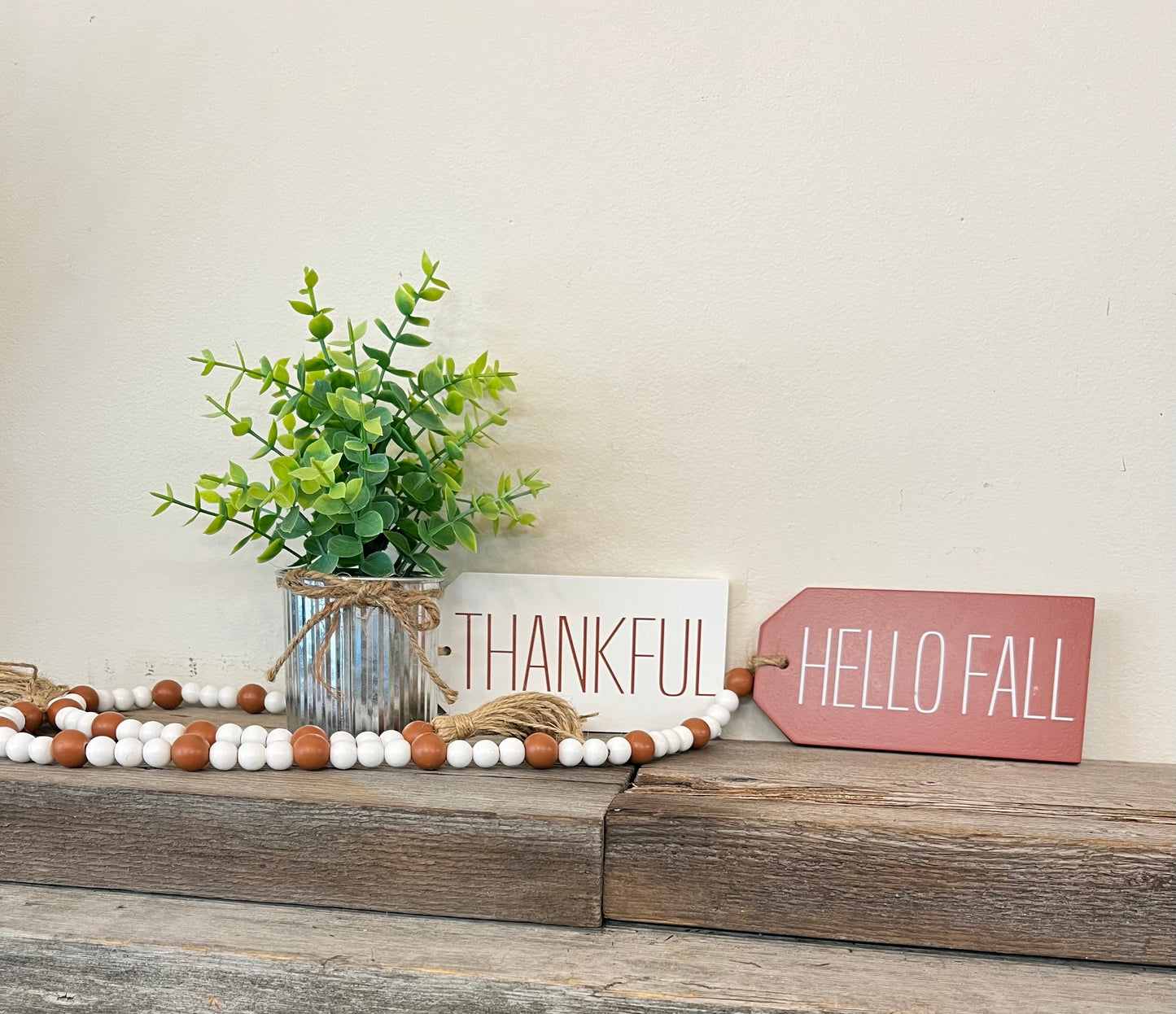 “Thankful”/“Hello” Fall Garland