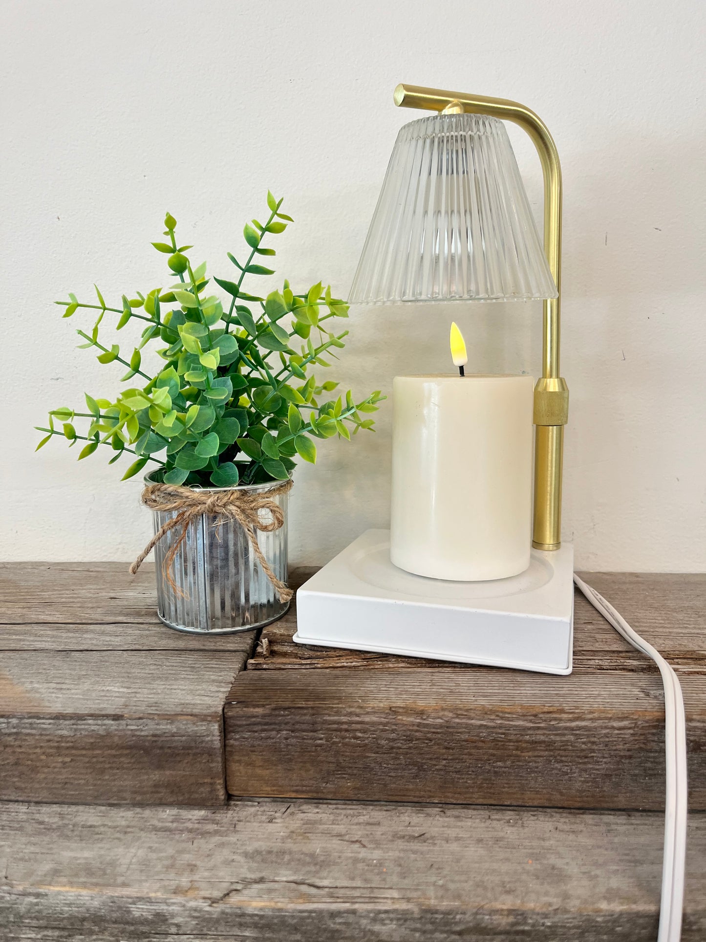 Luna Candle Warmer Lamp (Gold)