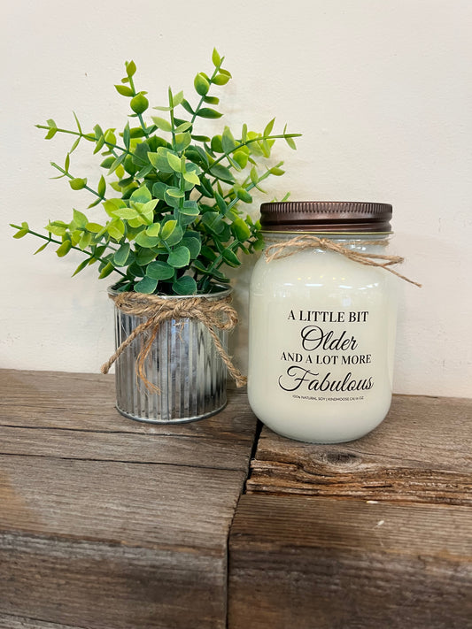 Kind Moose 100% Soy Wax Candle-“A little bit Older”