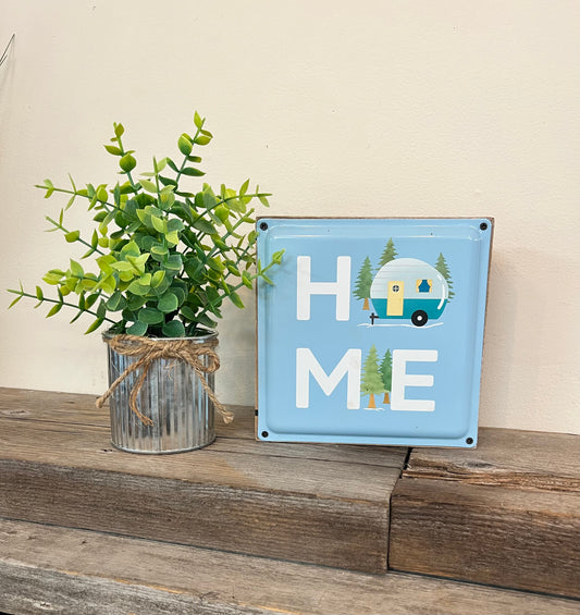 “Home” Block Sign