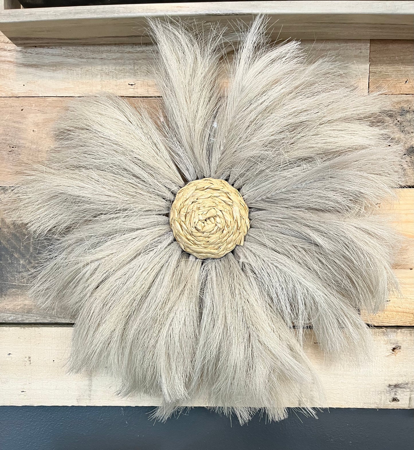 “Feathered Flowers” Wall Hanging