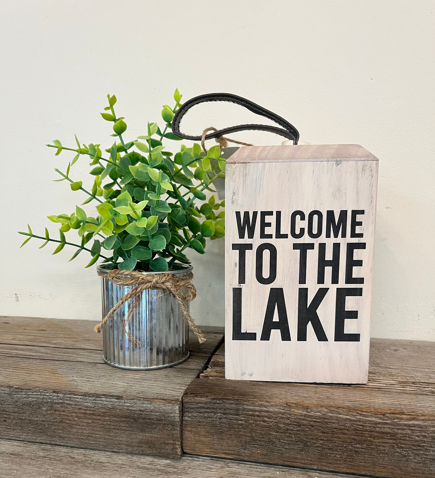 “Welcome to the Lake” Doorstop
