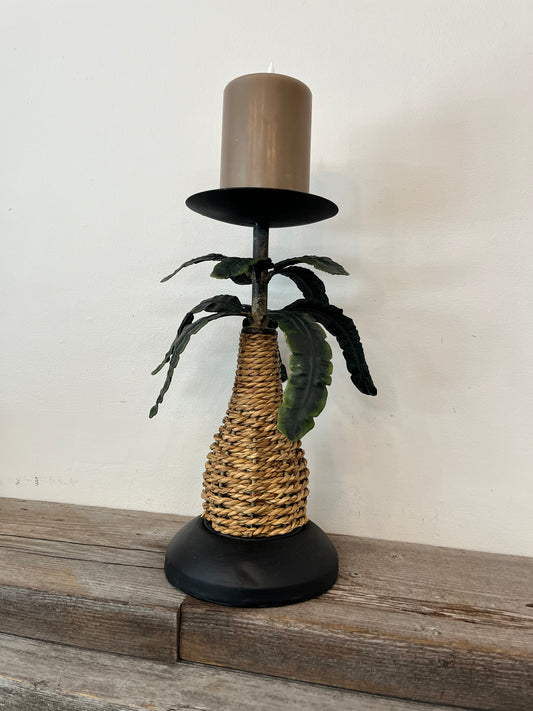 Palm Tree Candle Holder