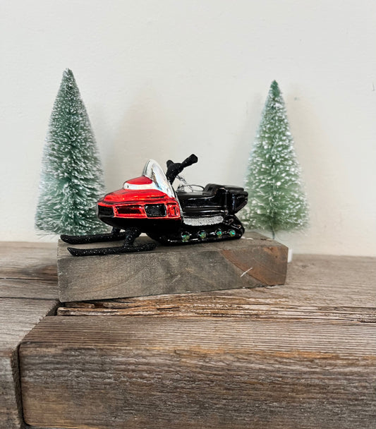 Snowmobile Ornament