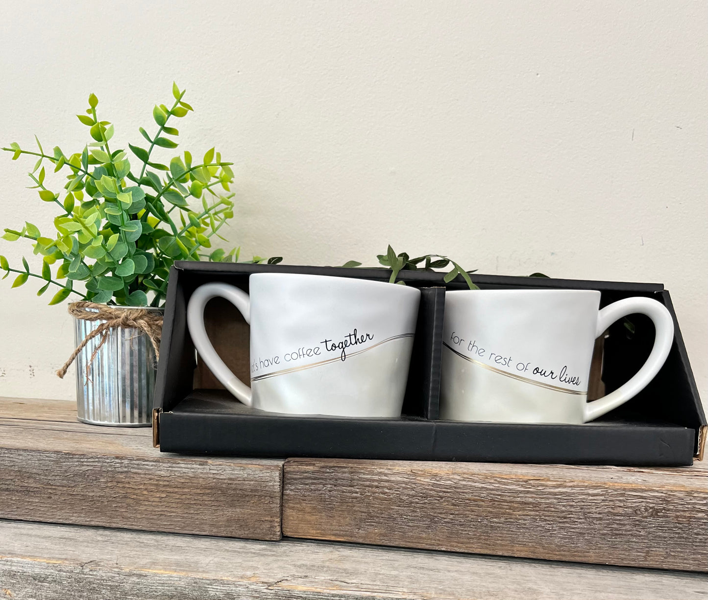 “Coffee Together” Set of 2 Mugs
