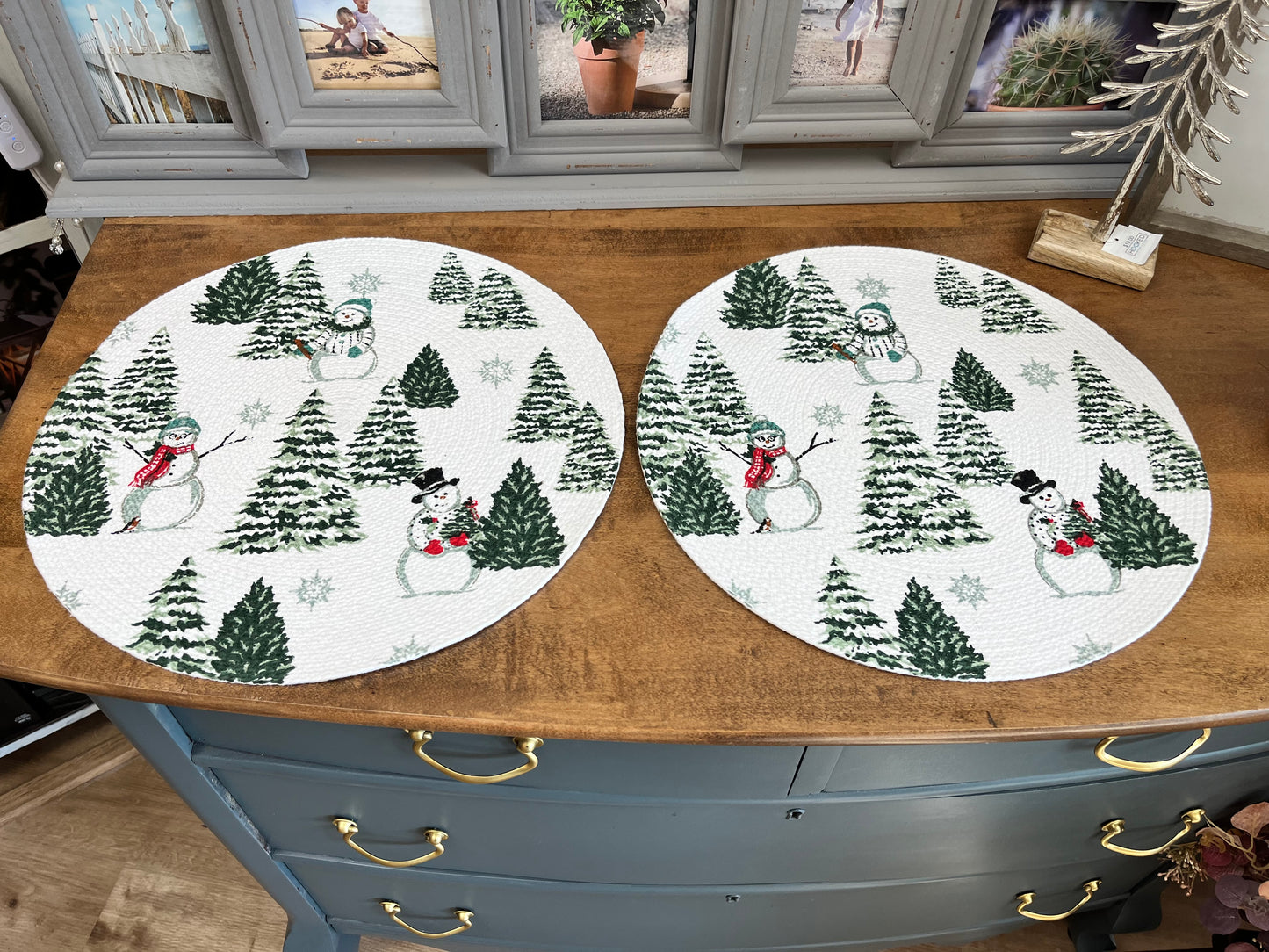 “Evergreen Forever” Braided Placemats