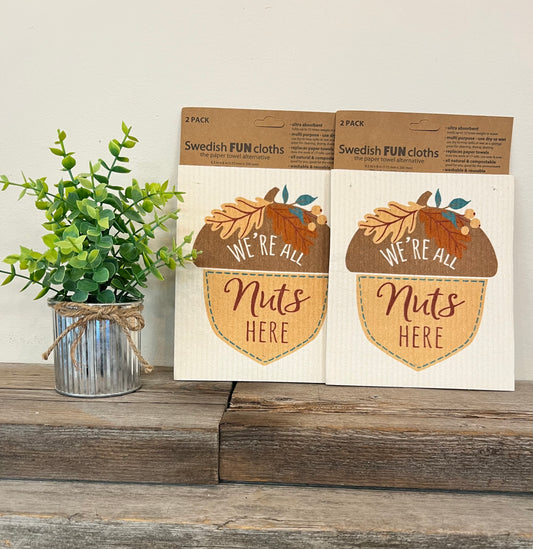 “We’re All Nuts Here” Swedish Cloths 2-pack