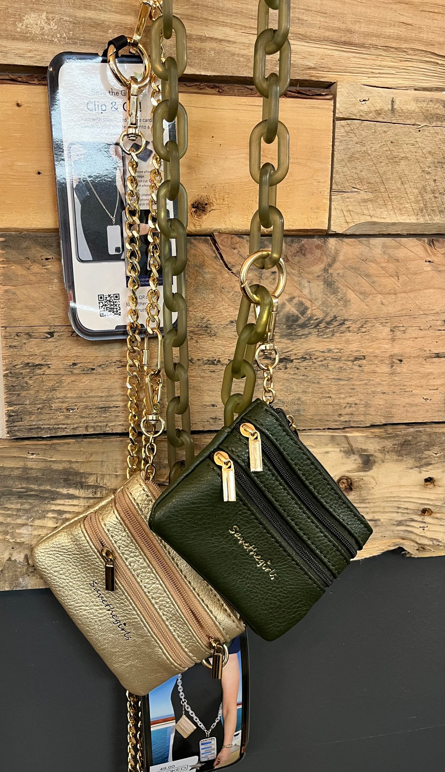 “Clip & Go” Small Crossbody Purse