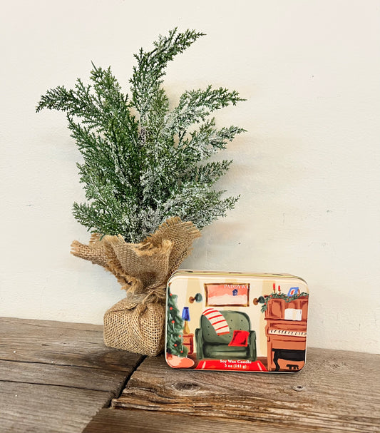 Tin Christmas Candles