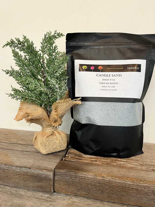“Eucalyptus” Candle Sand