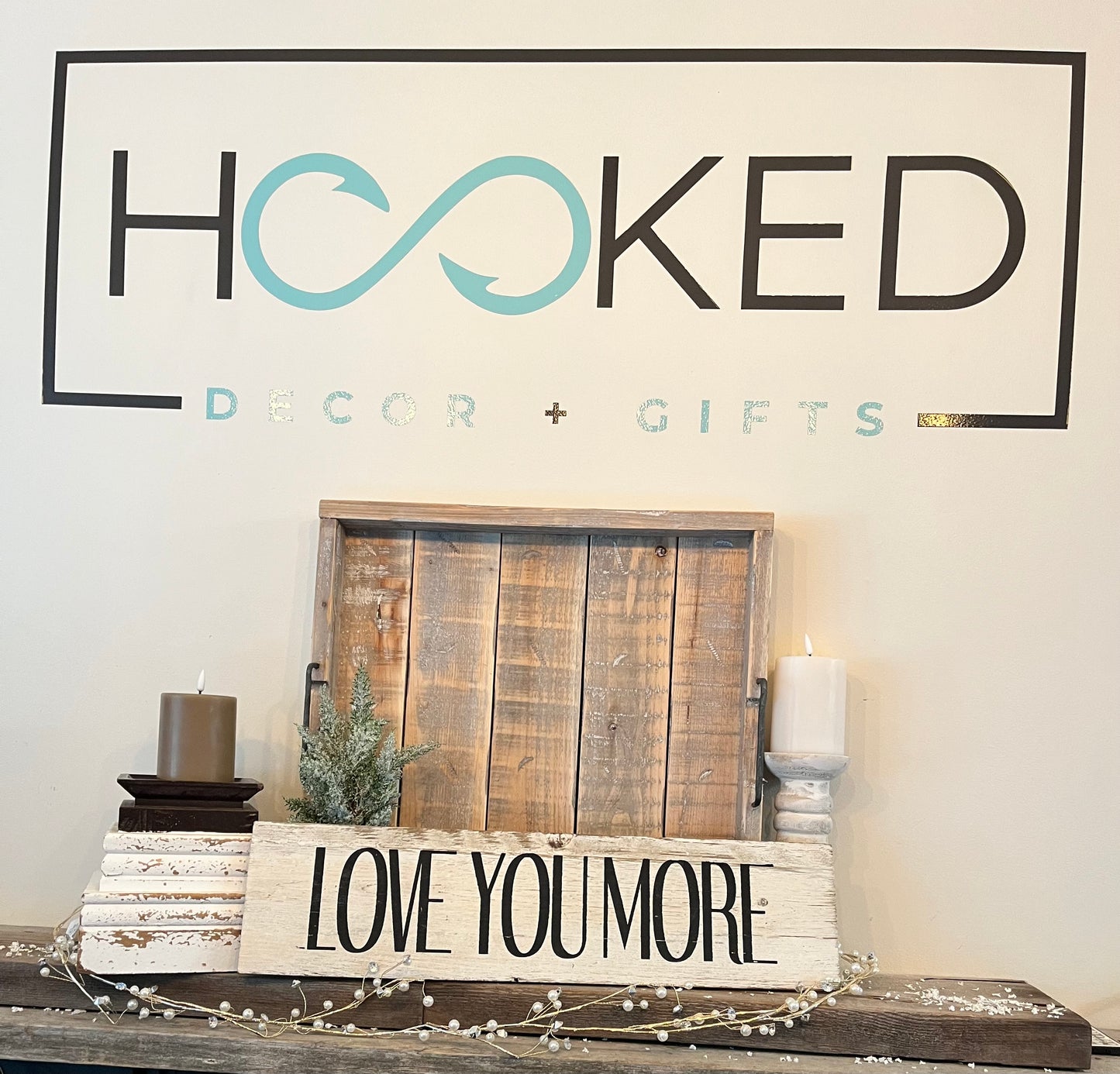 “Love You More” Wood Sign