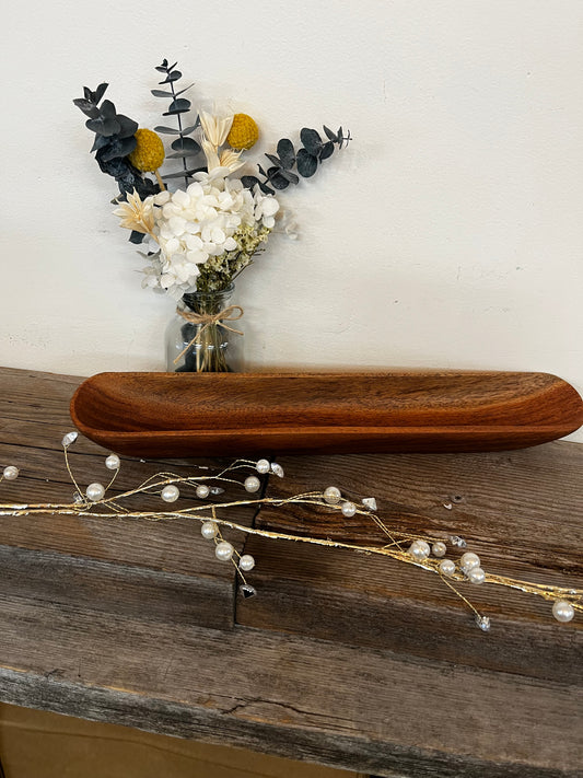 "Botanico" Acacia Wood Olive Serving Tray