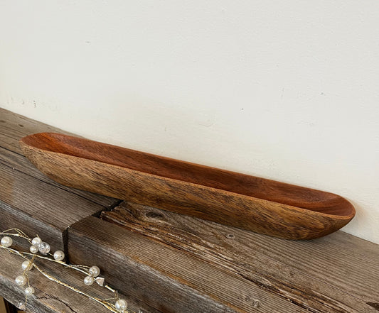 "Botanico" Acacia Wood Olive Serving Tray