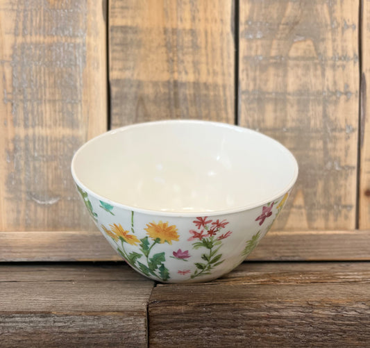 Ceramic Flowered Dish/Bowl