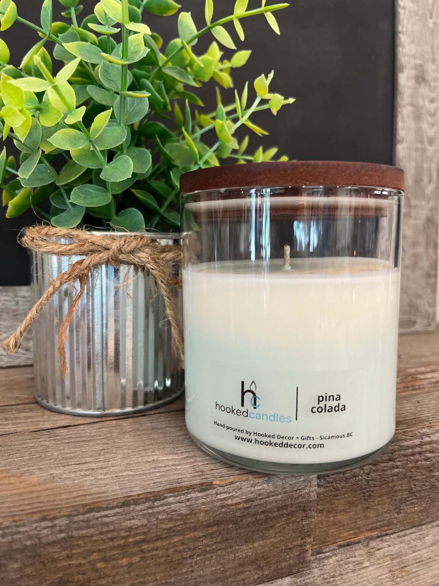 “Life is better on the river” Candle