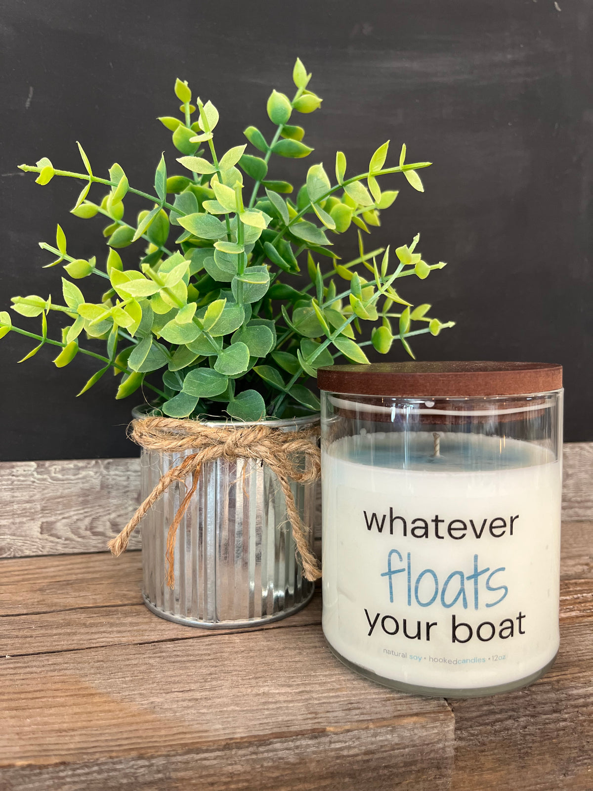 “Whatever floats your boat” Candle