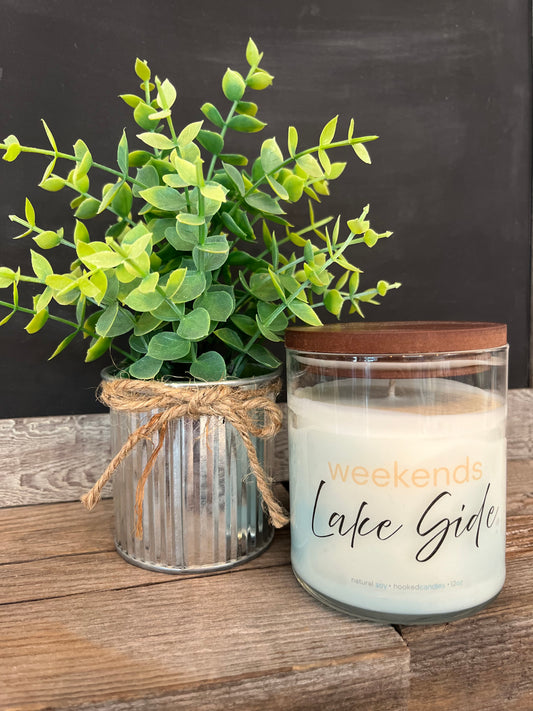 “Weekends Lake Side” Signature Whipped Candle