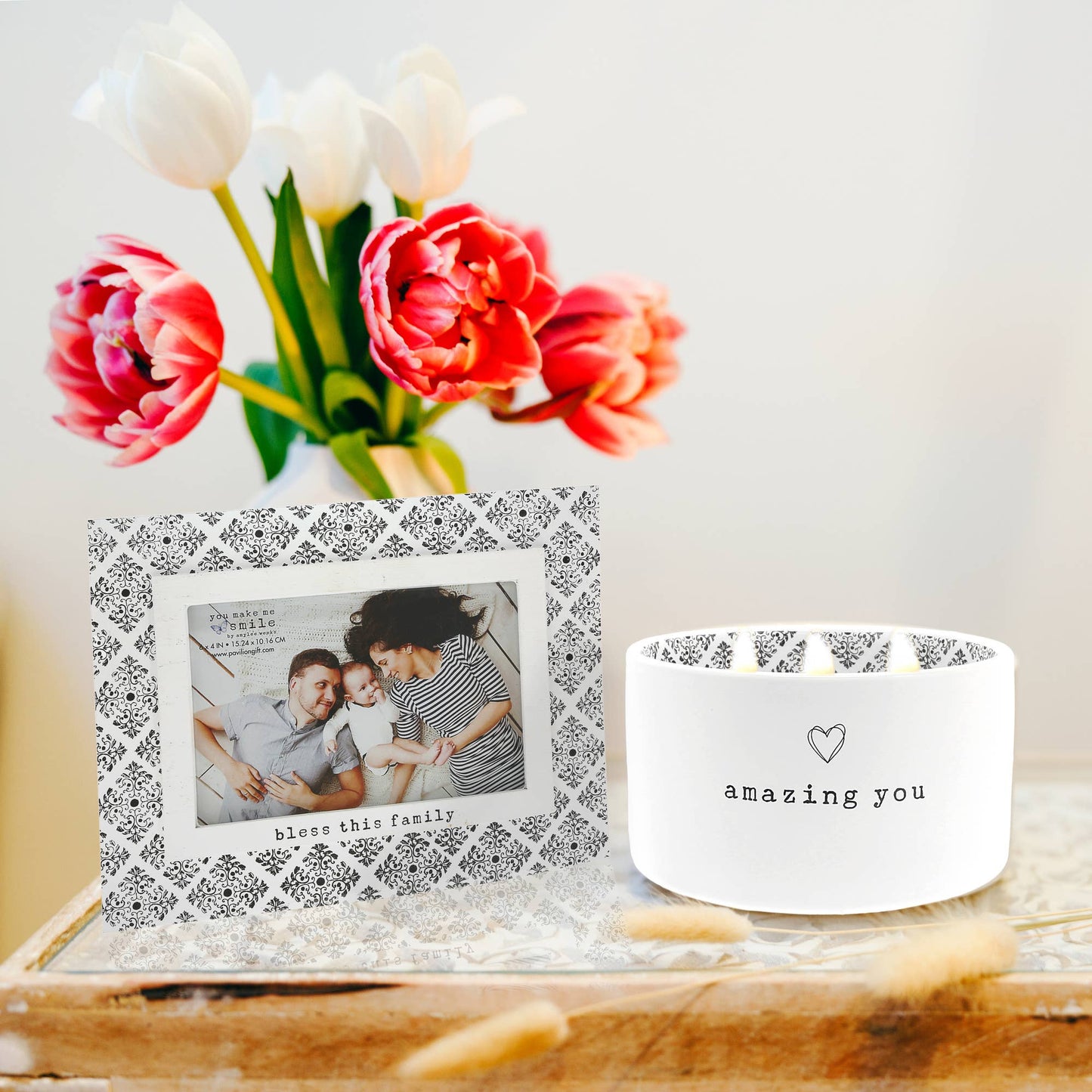 “Amazing You” 10 oz 100% Soy Wax Reveal, Triple Wick Candle