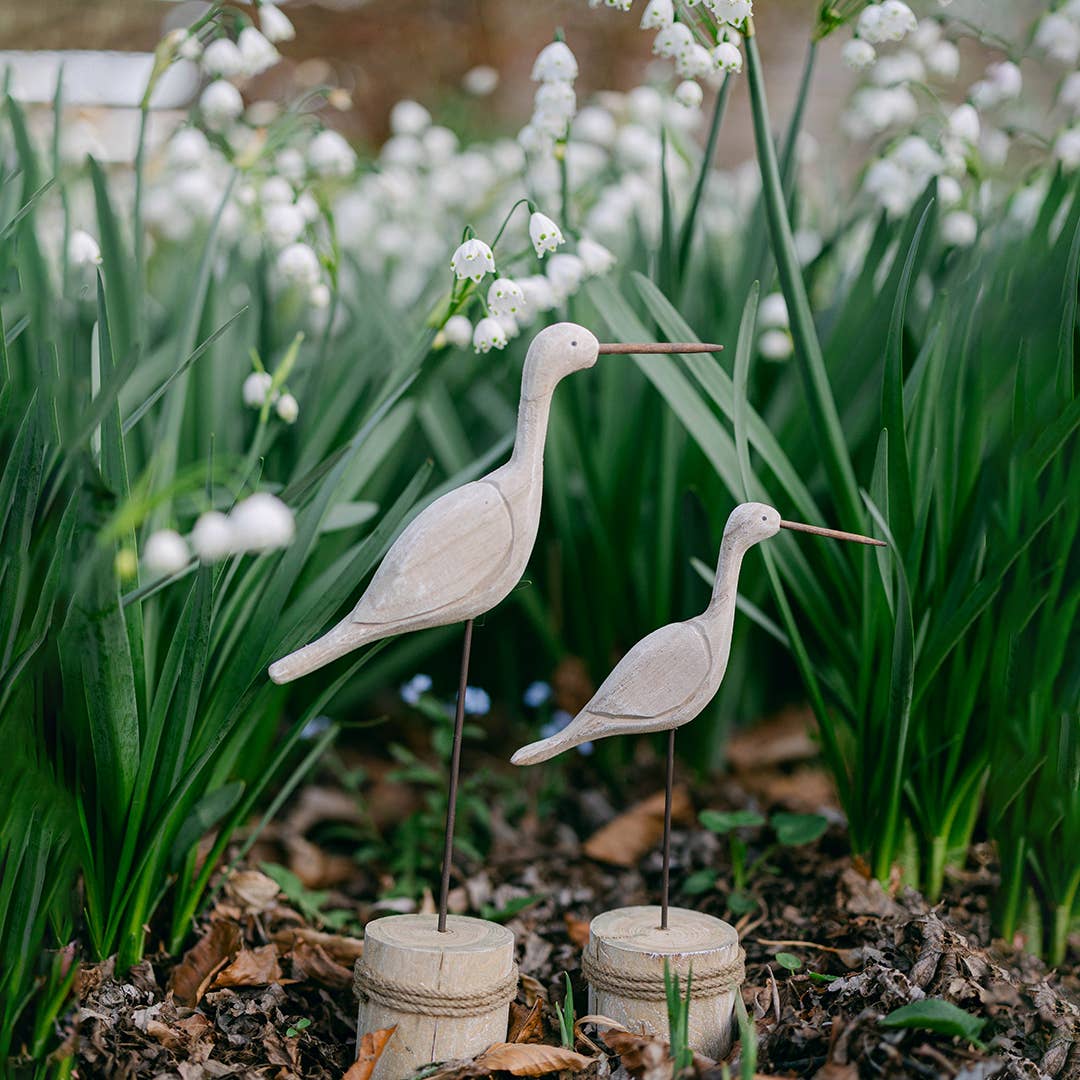 Wooden Seabirds, Set of 2