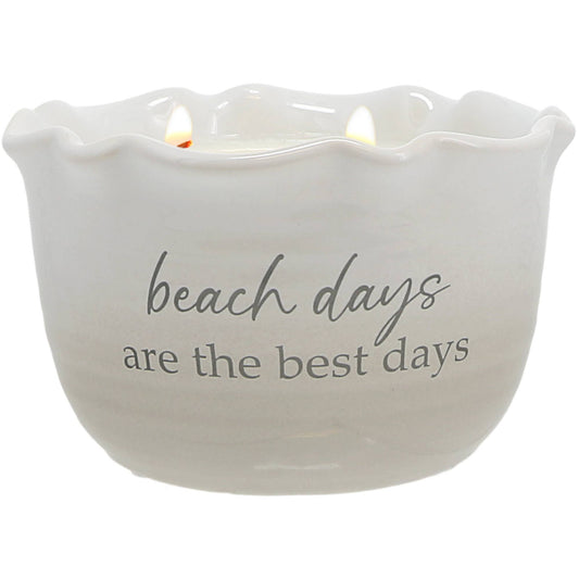 “Beach Days” 100% Soy Wax Reveal Candle