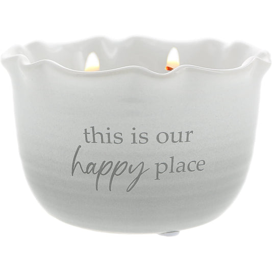 “This is my Happy Place” 100% Soy Wax Reveal Candle