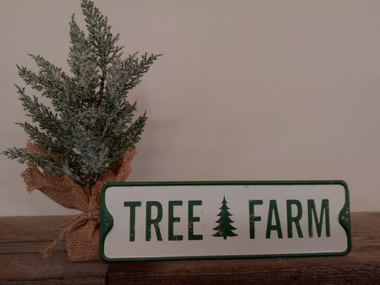 Tree Farm Metal Sign