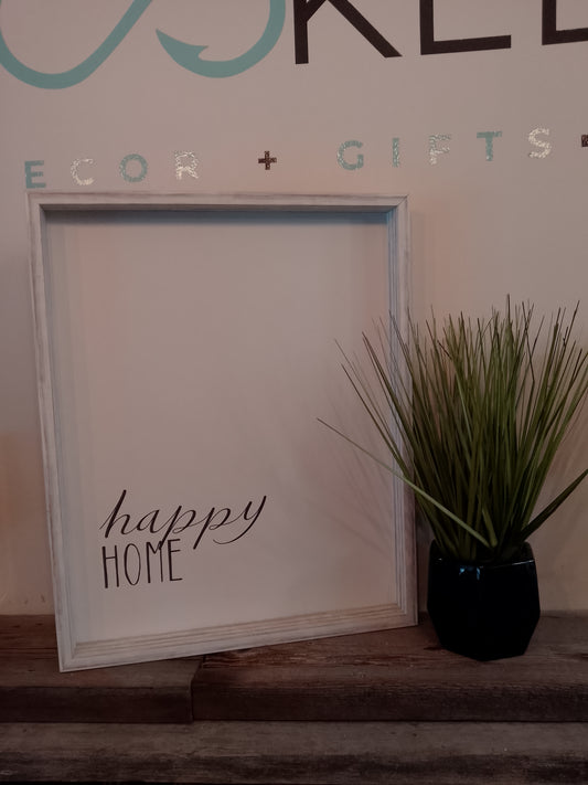 "Happy Home" Wall Art