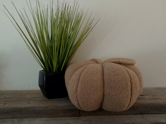 Brown Felt Pumpkin