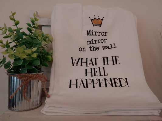 "Mirror Mirror" Tea Towel