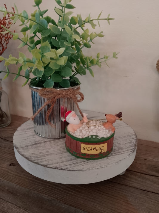 “Hot Tub” Santa
