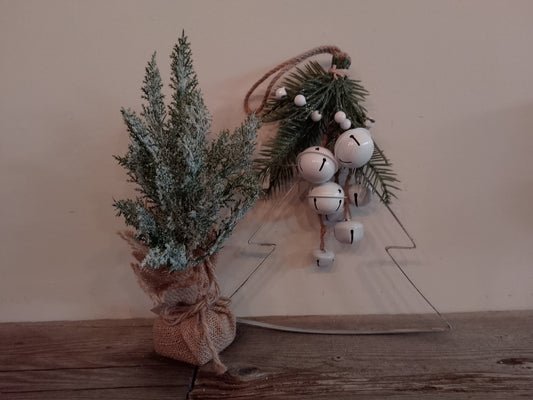Metal Christmas Tree with Bells