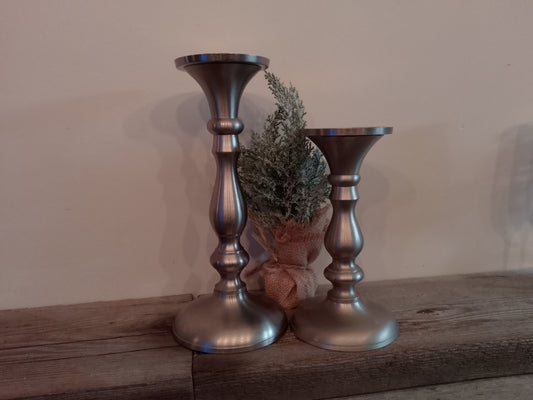 Silver Candle Sticks