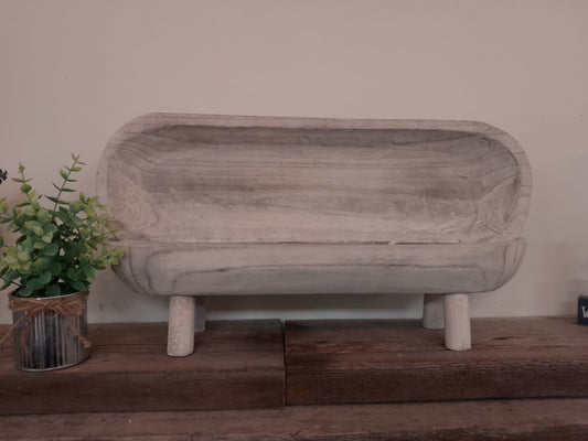 Woden Oval Tray with Legs