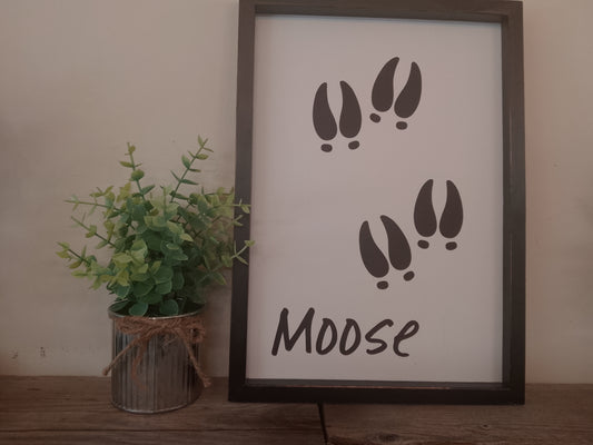 “Moose” Framed Sign