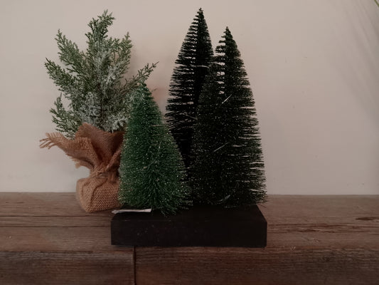 Glitter Trees on Stand