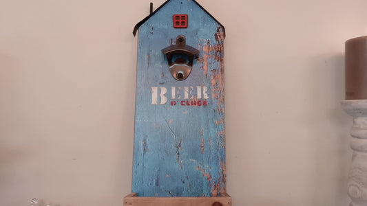 "Beer o'clock" bottle opener