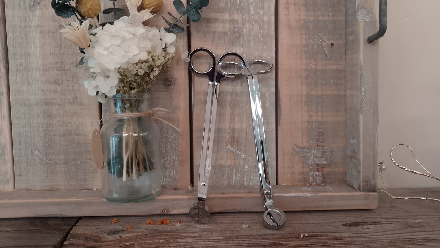 Candle wick cutters