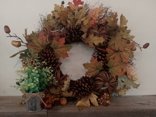Fall Leaves Wreath