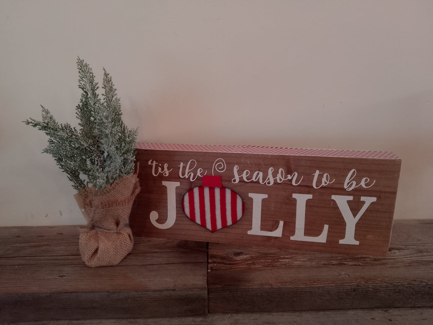 Tis the season to be jolly sign
