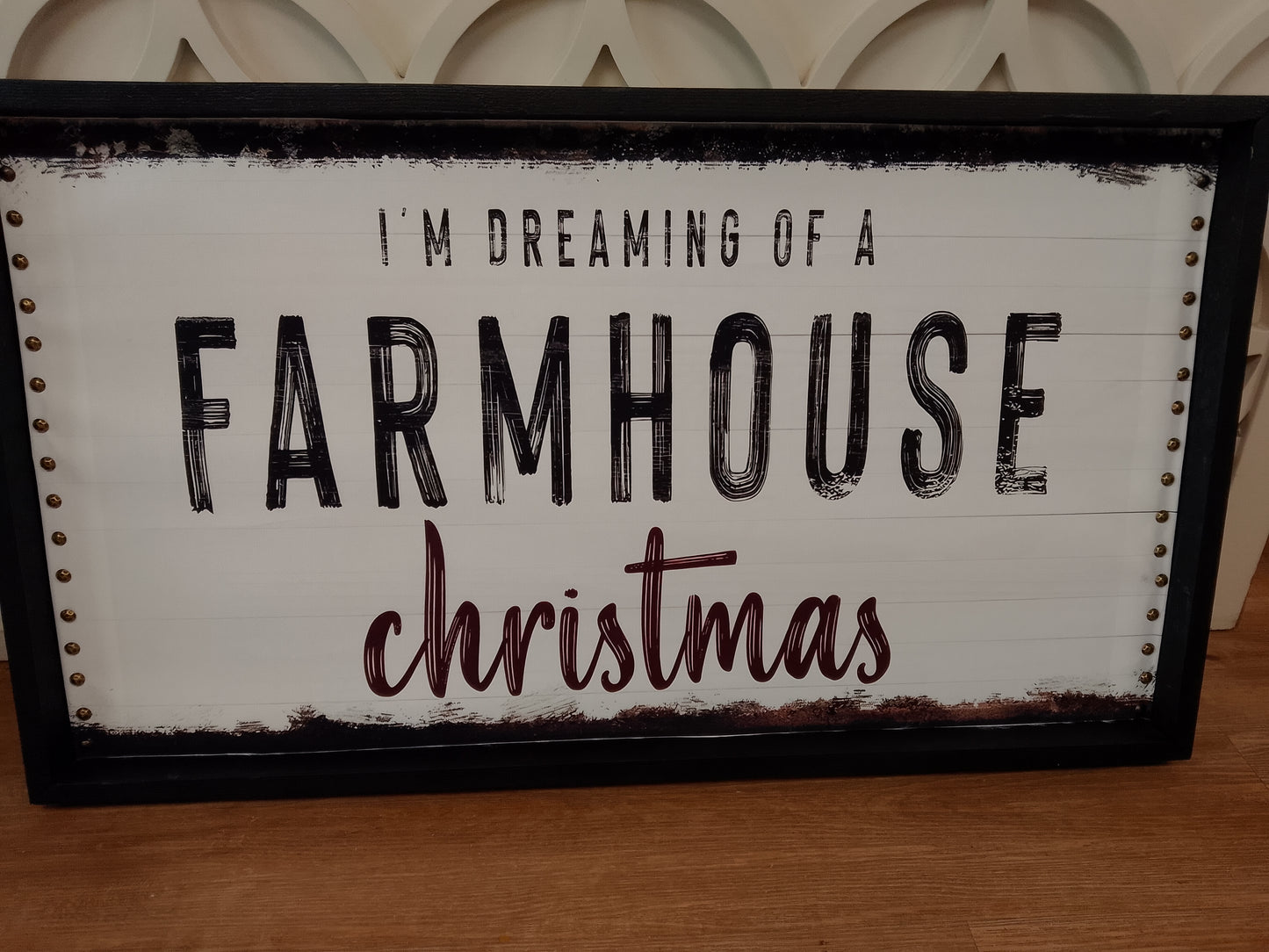 "Farmhouse Christmas" Custom Sign